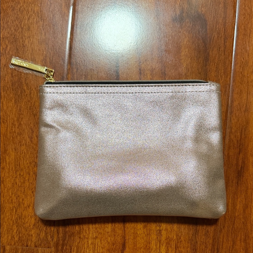 LANCÔME Shimmering Rose Gold Cosmetic Bag